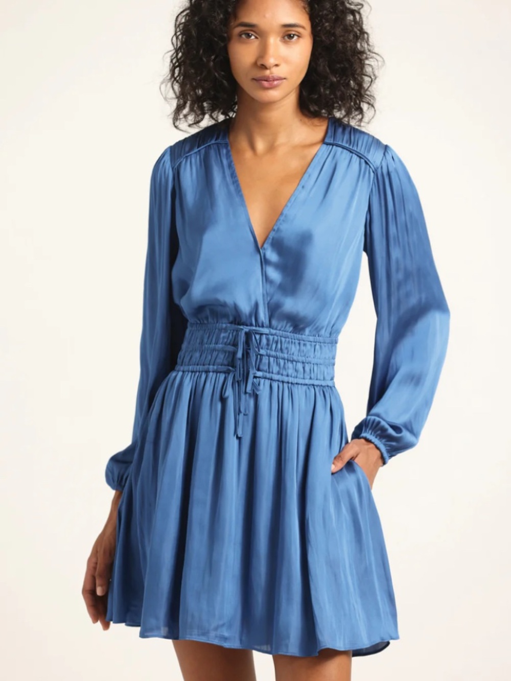 🦋NWT DEREK LAM 10 CROSBY CALANTHE LONG SLEEVE DRESS🦋